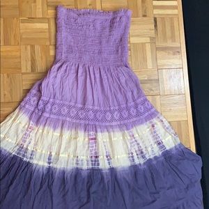 Purple Swim Cover Up, Dress, or Skirt: Size S